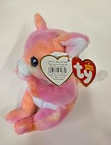 TY Beanie Bellies Lillibelle Cat Plush Toy 15cm Collectible Heart Tag view 3