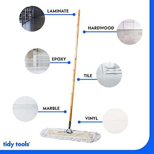 Tidy Tools Commercial Dust Mop & Floor Sweeper 36 X 5 in. Cotton