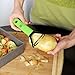 Vegetable Peeler trio set by BUTTERLEE. Potato, apple, fruit, kiwi, carrot, veggie Y-shaped stainless steel swivel, serrated, julienne, garnish peelers with non-slip comfortable grip handle, set of 3