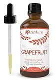 UpNature The Best Grapefruit Essential Oil- 4 OZ Extract From Grapefruit Peel - 100% Pure & Natural, GMO Free, Premium Quality - With Dropper - Create Good Scents With Your Diffuser For Aromatherapy