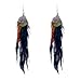 LUREME® Native American Women Jewelry 3 Colors Peacock Feather Pendant Hook Dangle Earrings (02003504)