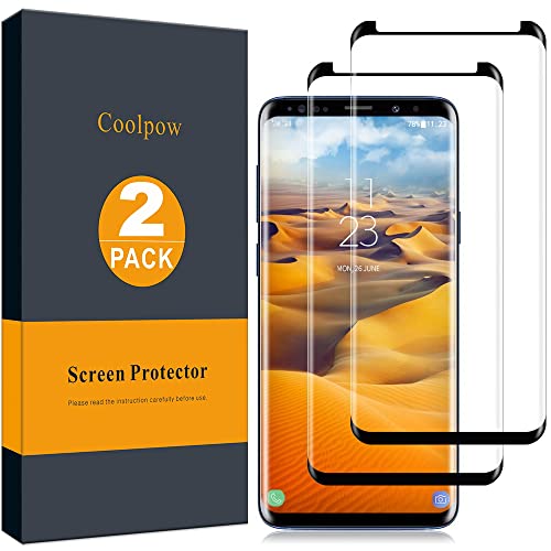 2-PACK】Coolpow Designed for Samsung Galaxy S8 Plus Screen