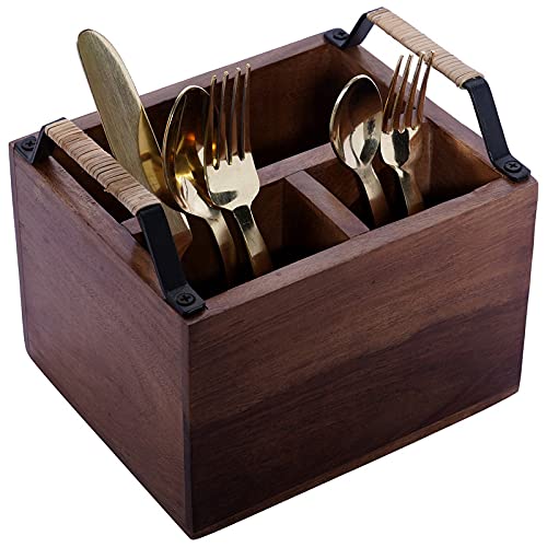Nestroots Spoon Stand with Set of 5 Cutlery Set Combo for Kitchen