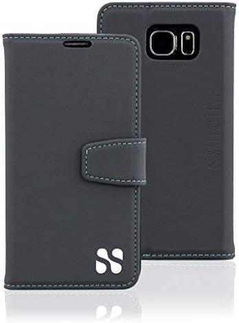 SafeSleeve Anti Radiation RFID Galaxy Case: Galaxy S6 ELF & RF Blocking Identity Theft Protection Wallet (Grey)