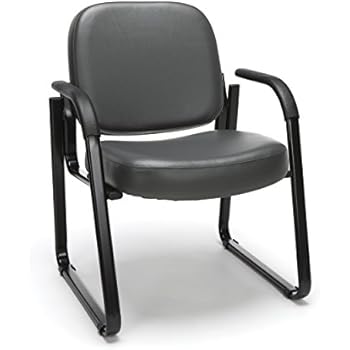 Amazon Com Ofm Big And Tall Reception Chair With Arms