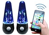 Rebelite Aura v1 Water Show Bluetooth Dual Speaker System w/ Powerful Sound & Dancing Water for iPhone, Android, & Any Bluetooth Device Including Smart Phones, Tablets, mp3 Players, & more