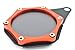 Orange Universal Motorbike accessory CNC Aluminum Alloy waterproof seal Tax Disc License Holder Fit For KAWASAKI GTR1400/CONCOURS 14 2007-2012