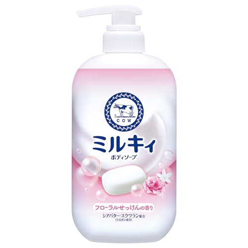 ミルキィボディソープフローラルせっけんポンプ付５００ＭＬ