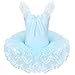 BAOHULU Leotard for Girls Ballet Dance Tutu Skirted Dress Ballerina Cosplay Costumes