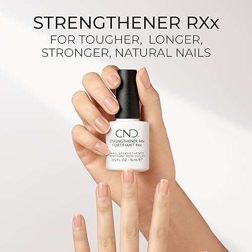 CND™ Strengthener RXx, Nail Strengthener for Tougher, Stronger Nails & Protection for Thin Nails