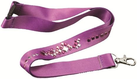 BooJee - Breakaway Ribbon Lanyard with Bling-Purple Tiara - -
