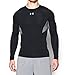 Under Armour Men's CoolSwitch Armour Long Sleeve Compression Shirt, Black /Reflective, Large