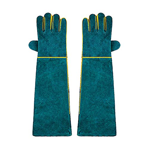 Pet Handling Gloves 1 Pair Animal Handling Gloves Bite Proof Durable Bite Resistant Gloves Scratch Bite Resistant Protective Safety Gloves For Bathing Grooming Handling Cats Dogs Reptile