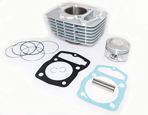 HONDA OEM CRF150F PISTON CYLINDER RINGS BARREL GASKET TOP END REBUILD KIT RING SET GUDGEON PIN HEAD GASKET 156cc 9.57 cu in BORE 63.5 mm (2.50 in) x STROKE 49.5 mm (1.95 in) FITS 2003 to 2005 CRF150F