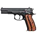 G10 Grips for CZ 75 Full Size, Sunburst Texture, Cool Hand Brand, Orange/Black, H6-J6-34