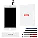 YPLANG Screen Replacement Compatible for iPhone 6 Screen Replacement LCD Display Digitizer Frame Assembly Full Repair Kit, with Repair Tools and Flowchart (Silver)