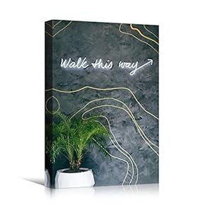 signwin Canvas Wall Art Light Quotes Bedroom Industrial...