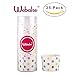 Webake Large Paper Baking Cup, 6oz Disposable Cupcake Muffin Cases, Jumbo Cupcake Liners, Set of 25 (Colorful dot)
