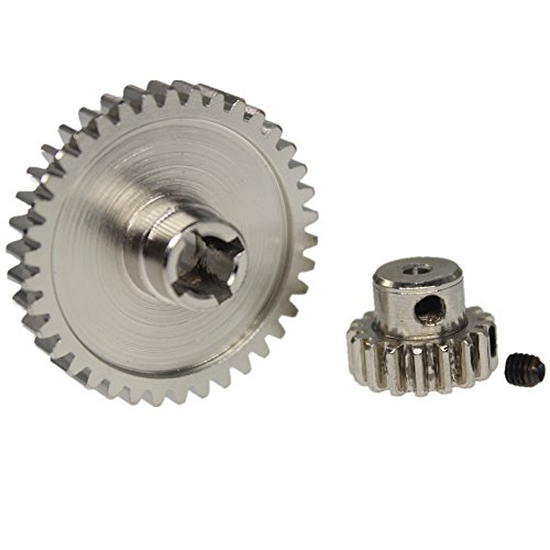 Hobbypark Metal Diff Main Gear 38T & Motor Pinion Gear 17T F