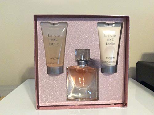 La Vie Est Belle Lancome 3 Pieces Gift Set 1 7 Oz Eau De Parfum 1 7 Oz Shower Gel 1 7 Oz Body Lotion For Women Buy Online In Guatemala At Guatemala Desertcart Com Productid 94976915