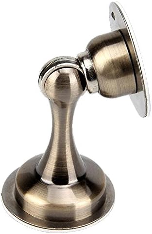 Door Stopper,(2Pack) Magnetic Door Stop with Stainless Steel, Metal Doorstop Door Holder Door Catch for Floor & Wall Hardware/Door Fittings 3M Double-Sided Adhesive Tape No Drill