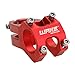 WAKE Cycling Bicycle Aluminium Alloy MTB Mountain Bike Handlebar Stem 31.8mm Red