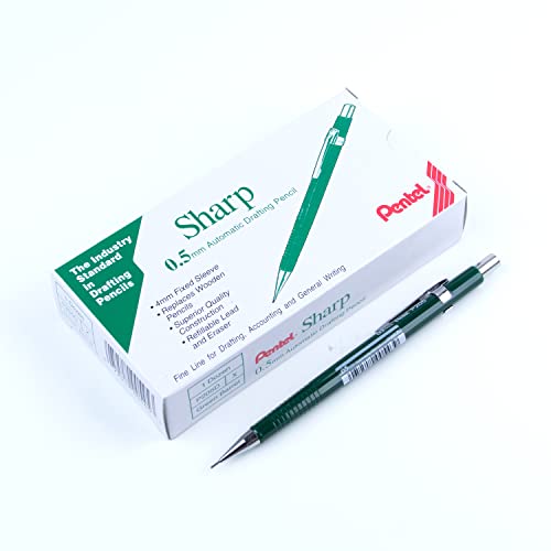 Pentel Sharp Mechanical Pencil (0.5mm), Green