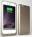 Phone 6S Plus Battery Case , iPhone 6 Plus Battery Case - 6000mAh External Protective Charging Case Extended Portable Charger Backup Battery Pack Case (Gold)