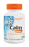 Doctor's Best Calm with Zembrin 25mg Veggie Caps, 60 Count