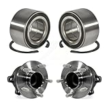 Front Rear Wheel Bearing And Hub Assembly Kit For