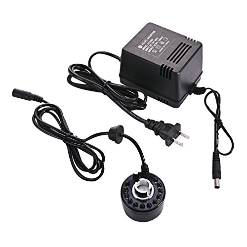 WIDEN Mist Maker 12 LED Colored light Fog Maker Water Fountain Pond Fog Machine