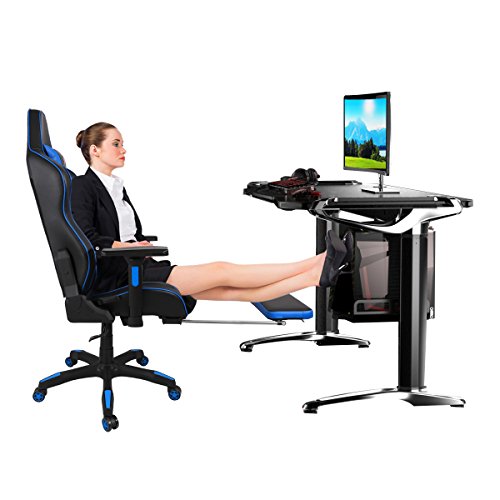 HOMCOM Mesh Ergonomic Home Office Desktop Computer Chair ... Kinsal Ergonomic High-back Large Size Gaming Chair, Office ...