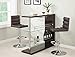 Coaster Home Furnishings Prescott Rectangular 2-Shelf Bar Unit, Glossy Cappuccino