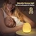 Night Lights for Kids - Baby Nursery Light Bedside Lamp for Breastfeeding with Dimming Function, Color Changing Mode, Rechargeable Night Light with Eye Caring LED, Touch Control, 1H Timer, Up to 100H