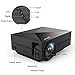 Taotaole Mini LED Projector LCD 1000 Lumens Multimedia Beamer Portable Home Theatre Projectors