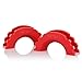 LIBERRWAY Shackle Isolator Compatible with Jeep D Ring Shackle Isolator Shackle Cover for 3/4 Inch Shackle 2 Pack Red