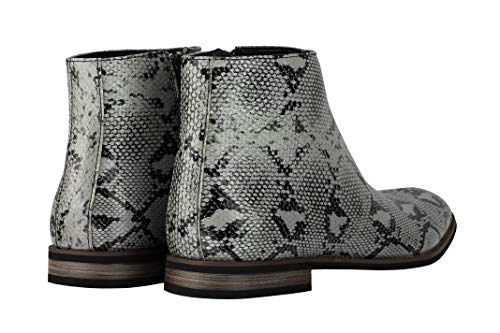 41HVNe4hPtL Hombre En La Patente De Imitación De Cuero Brillante De La Piel De Serpiente De Impresión Botas del Tobillo De Los… Hombre En La Patente De Imitación De Cuero Brillante De La Piel De Serpiente De Impresión Botas del Tobillo De Los… - Imagen 6