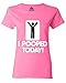 I Pooped Today Funny Sarcastic Women's T-Shirt Medium Azalea Pink