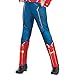 Costumes USA Light-Up Captain Marvel Halloween Costume for Girls, Superhero Jumpsuit, Small, Dress Size 4-6