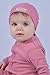 Baby Boy Girl Organic Cotton Snap Front Footed Sleeper with Mittens in Pink