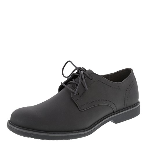 Dexter smooth dark grey men s burt plain-toe oxfords 10 regular