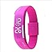 ALPS New Womens mens kids Silicone Band Touch Screen Sports LED Watch Bracelet (8 Pack)