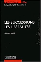 Les  successions, les libéralités