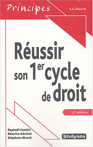 Réussir son 1er cycle de droit