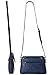 Diophy PU Leather Front Pocket Accented with Studded Décor Womens Purse Cross Body Handbag MT-3411