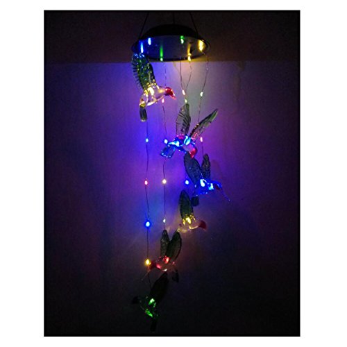 RGB Solar Night Lights Solar Hanging Lantern for Home Garden Bedroom Outdoor Decoration