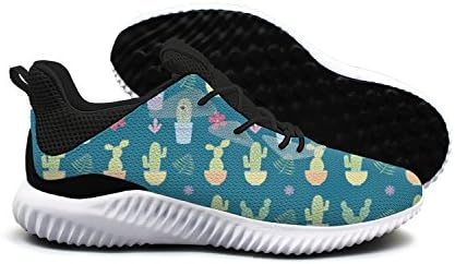 FGBLK Printing Mini Cactus Pretty Women Jogger Fashion Running Shoes