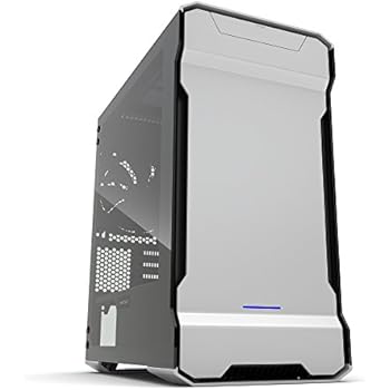 Phanteks PH-ES314ETG_GS EVOLV mATX Tempered Glass Edition Aluminum Exterior RGB LED Illumination Micro Tower Case Silver