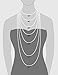 MGR MY GEMS ROCK! Petite 4MM Stone Hand Knotted Natural Blue Sodalite Light Weight Endless Infinity Beaded Necklace, approx 70