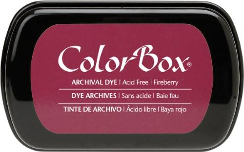 ColorBox Archival Dye Ink Full Size Inkpad, Fireberry
